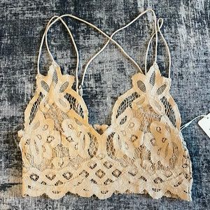Tan Free People Bralette